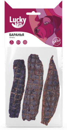 Лакомство Lucky bits Баранья печень для собак всех пород, 40г