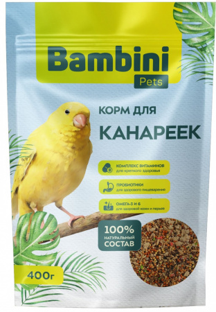 Корм для канареек Bambini Pets 400г