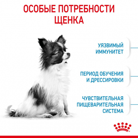 Сухой корм ROYAL CANIN X-Small Puppy, для щенков миниатюрных пород, 3кг