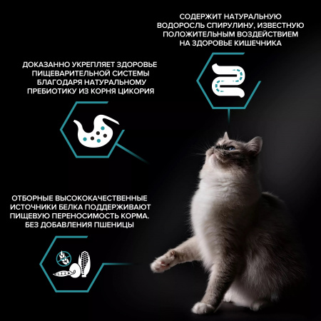 Сухой корм Purina PRO PLAN Nature Elements Delicate Digestion для кошек, при чувствительном пищеварении, с индейкой, 400 г