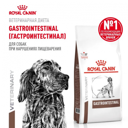 Сухой корм ROYAL CANIN Gastrointestinal, для взрослых собак при расстройствах пищеварения 2кг