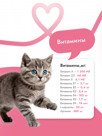 Влажный корм Best Dinner для котят, беременных и кормящих кошек, с курицей, 200г