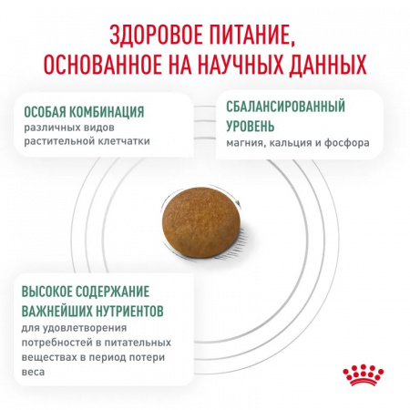 Сухой корм ROYAL CANIN Satiety Weight Management Small Dogs для взрослых собак мелких пород (до 10 кг) для снижения веса 1.5кг