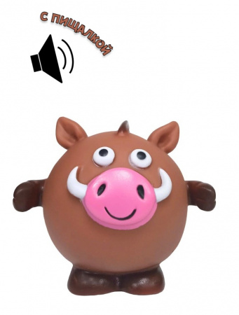 Игрушка для домашних животных Чистый котик, винил, 9х10,5см