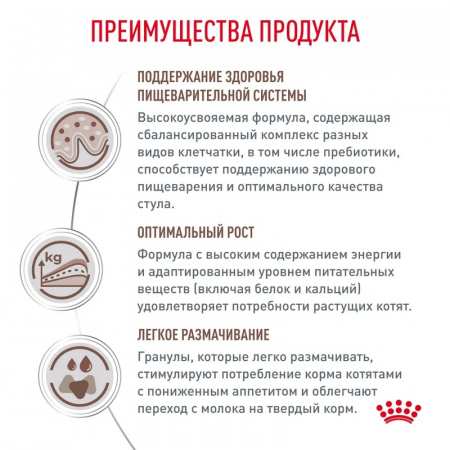Сухой корм ROYAL CANIN Gastrointestinal Kitten для котят с проблемами пищеварения 350г