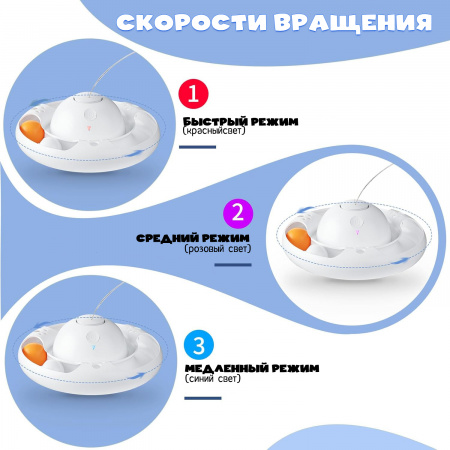 EN-512 Игрушка для кошек «Бабочка». Цвет: белый