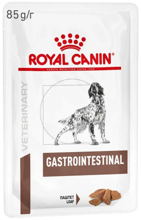 Влажный корм ROYAL CANIN Gastrointestinal для взрослых собак, при расстройствах пищеварения, паштет, 85г