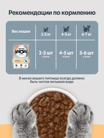 Влажный корм AlphaPet WOW Superpremium для взрослых кошек, сочные кусочки цыпленка в соусе, 85г