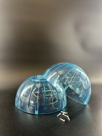 HP-P17 Беговой мяч для грызунов «Планетарий» ТМ Чистый котик, D18,8 см, цвет: голубой