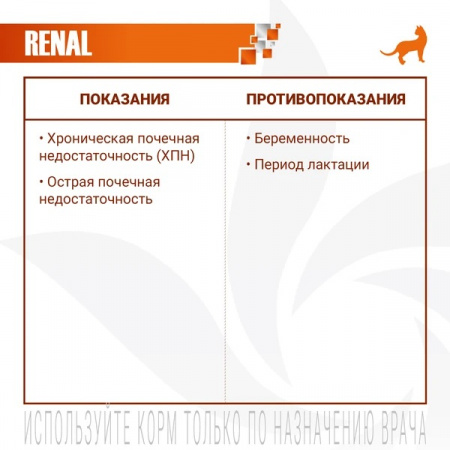 Сухой корм Monge Cat VetSolution Renal для взрослых кошек при хронической почечной недостаточности, 1,5 кг