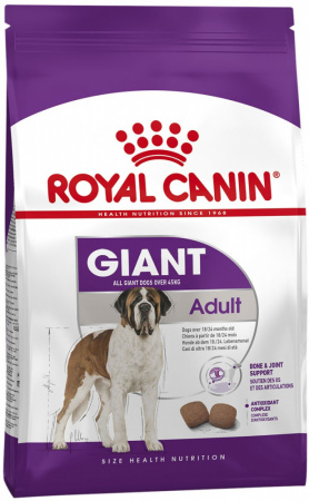 Сухой корм ROYAL CANIN GIANT ADULT для взрослых собак крупных пород, 15кг