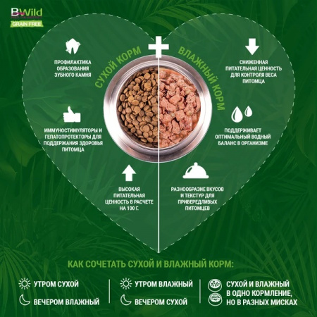 Влажный корм Monge Dog BWild GRAIN FREE для взрослых собак, беззерновой, лосось с тыквой и кабачками, 400г