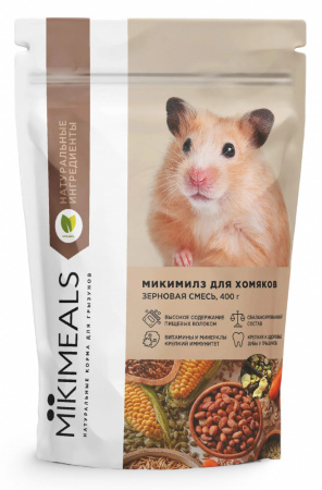 Сухой корм Mikimeals для хомяков, 400г