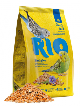 Сухой корм RIO для волнистых попугайчиков, 500г.
