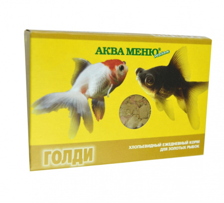 Сухой корм Аква меню Голди, для золотых рыбок, 11г