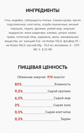 Влажный корм Best Dinner Exclusive Vet Profi Urinary, для кастрированных котов и стерилизованных кошек, для профилактики мочекаменной болезни, утка с клюквой в желе, 100г