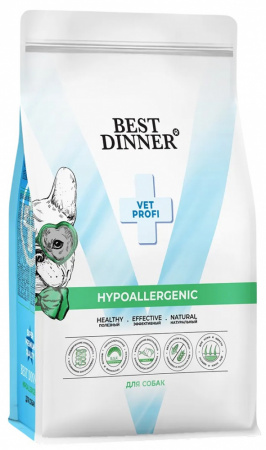 Сухой корм Best Dinner Vet Profi Hypoallergenic для собак, со свининой, 2 кг