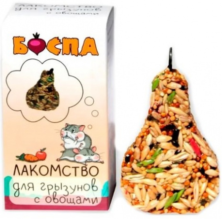 Лакомство БОСПА для грызунов, Груша с овощами, 100г