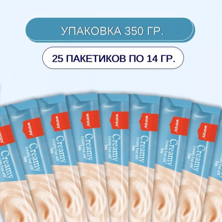 Лакомство Wanpy Cat для кошек, Нежное пюре из тунца, 25х14г
