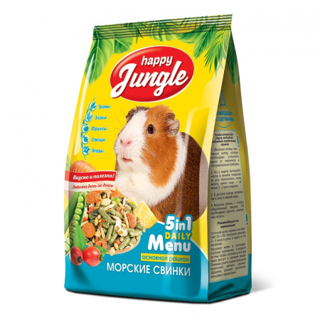Сухой корм Happy Jungle, для морских свинок, 400г.