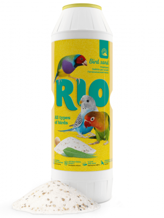 Гигиенический песок RIO, с экстрактом эвкалипта и ракушечником, для птиц, 2кг