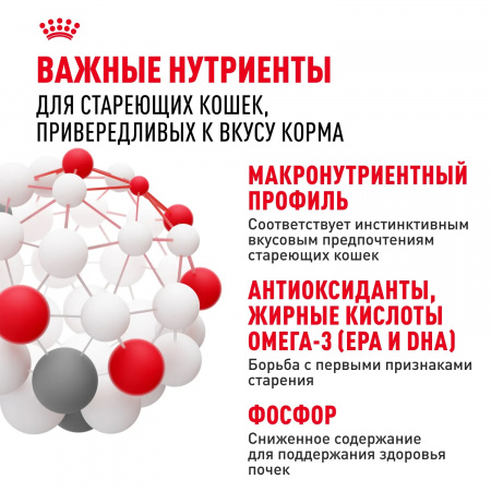 Влажный корм ROYAL CANIN Instinctive 7+ для кошек в возрасте старше 7 лет, мелкие кусочки в соусе, 85г