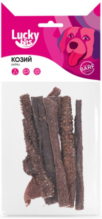 Лакомство Lucky bits для собак, Козий рубец, 40г