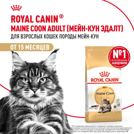 Сухой корм ROYAL CANIN Maine Coon Adult, для взрослых кошек породы Мэйн Кун, 400г.
