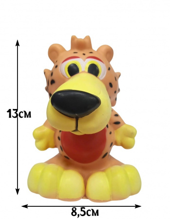 Игрушка для домашних животных Лев, винил, 13х8,5см