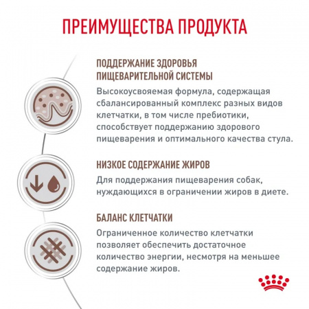 Сухой корм ROYAL CANIN Gastrointestinal Low Fat Small Dogs для взрослых собак мелких пород (до 10 кг) при нарушениях пищеварения 1кг