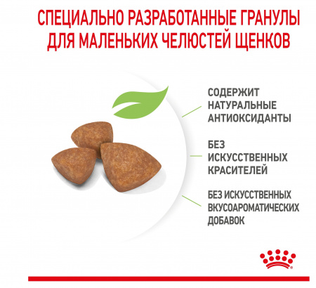 Сухой корм ROYAL CANIN X-Small Puppy, для щенков миниатюрных пород 1.5кг