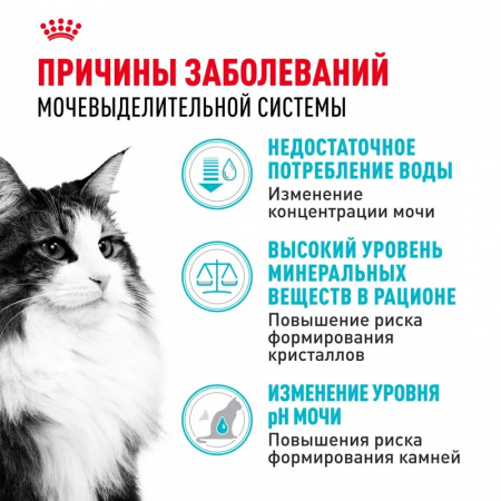 Сухой корм ROYAL CANIN Urinary Care для взрослых кошек для поддержания здоровья мочевыделительной системы, 400г