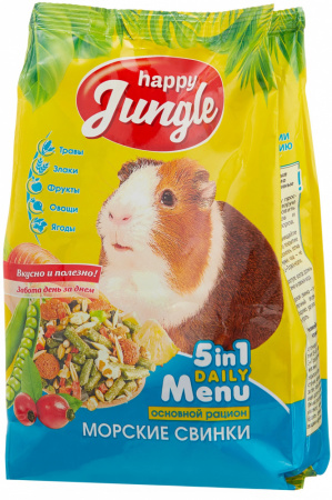 Сухой корм Happy Jungle, для морских свинок, 400г.