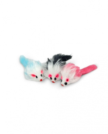 CT12073 Игрушка для кошек "Мышь" пушистая 4 см
