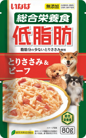 Влажный корм INABA Teishibo для собак, куриное филе и говядина, 80г