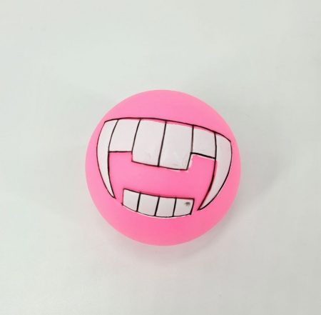 SC-004 Игрушка для домашних животных, Мяч розовый, 7,5см