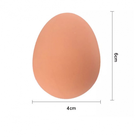 EGG Игрушка для собак и кошек, мяч-яйцо Чистый Котик, 4х6см