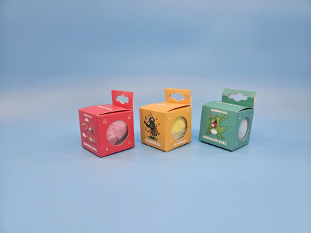 EN-SD02 Игрушка для кошек, плюшевый мячик со звуком животных. Цвет: голубой