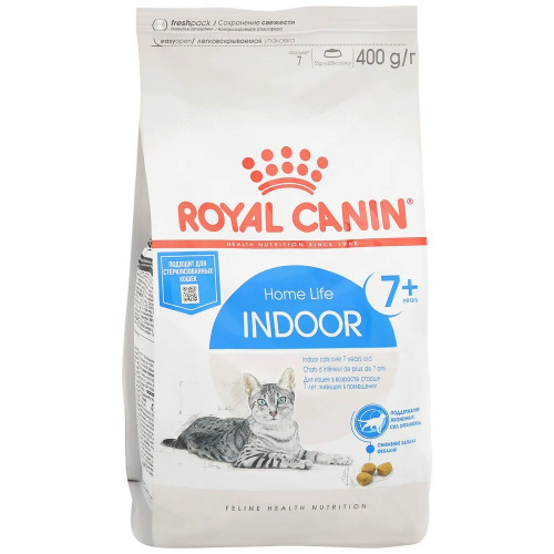 ROYAL CANIN Indoor 7+ 400г